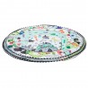 Alfombra educativa y Gimnasio KikkaBoo con 30 bolas Animals World