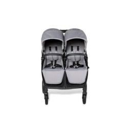 Cochecito Gemelar Mast M TWIN X2 manillar regulable con un capazo