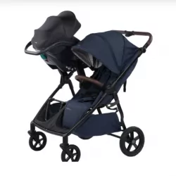 Carrinho de bebé duplo Mast M Guiador regulável TWIN X2 com alcofa