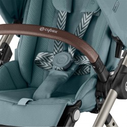 Carrinho de bebé para gémeos Cybex e-Gazelle S para 2 irmãos 2025