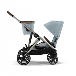 Carrinho de bebé para gémeos Cybex e-Gazelle S para 2 irmãos seguidos