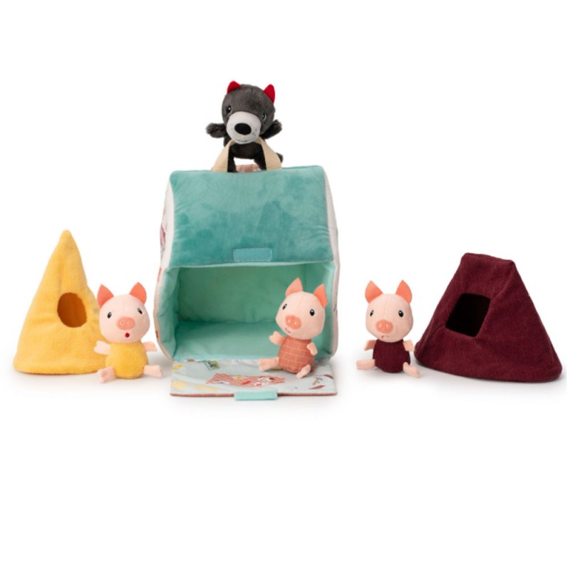 Casa Lilliputiens o lobo e os três porquinhos