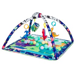 Tapete educativo e ginásio Kikka Boo com 18 bolas Dino Forest| Crioh.com