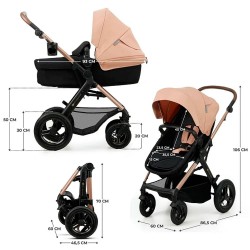 Cochecito Trío Kinderkraft MOOV 2 AIR