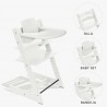 Conjunto de cadeiras altas Stokke Tripp Trapp com Baby Set² e tabuleiro