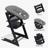 Conjunto Cadeira alta Stokke Tripp Trapp com Baby Set² e Conjunto para recém-nascido