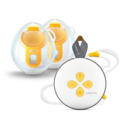 Bomba tira leite eléctrica Medela Bomba tira leite Maxi de balanço duplo e mãos livres