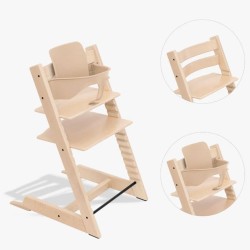 Conjunto Cadeira alta Stokke Tripp Trapp com Baby Set² com talheres