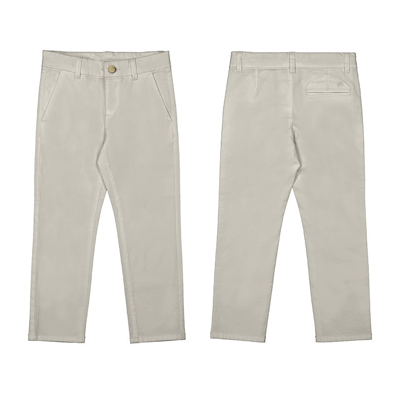 Calças Mayoral calças chino de sarja básicas