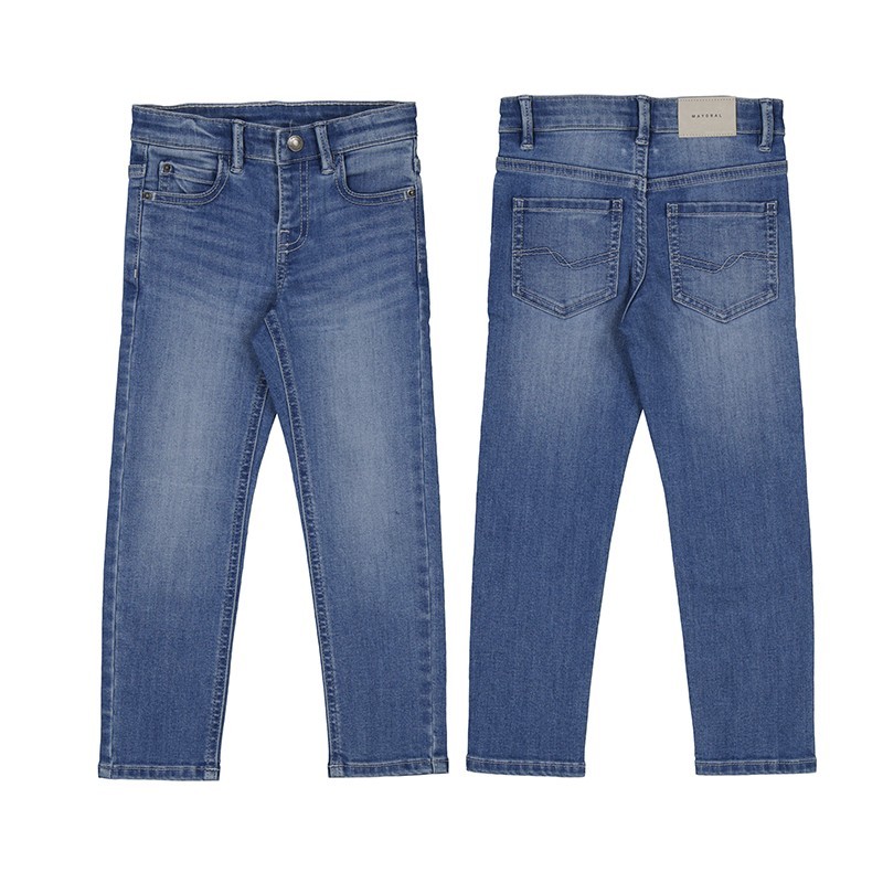 Calças Mayoral calças de ganga básicas de corte justo