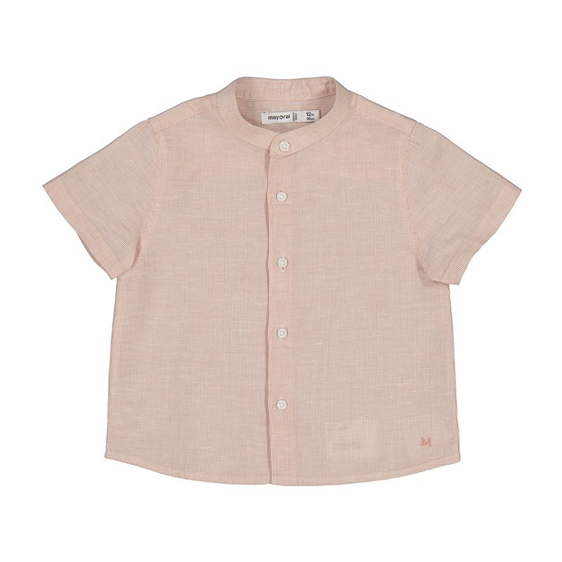 Camisa Mayoral manga corta cuello mao lino