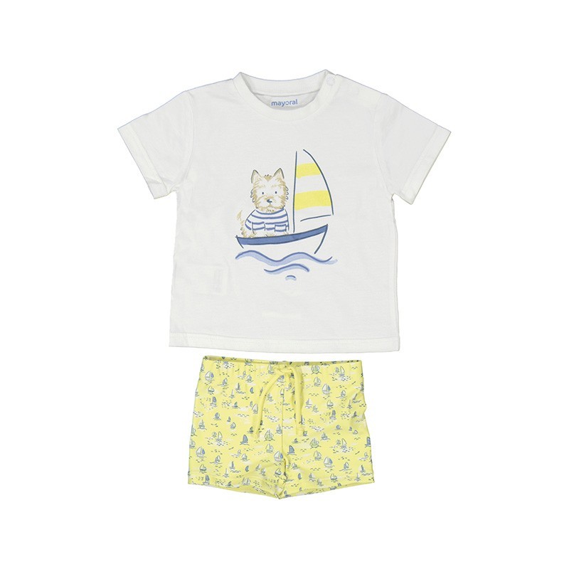 Conjunto de fato de banho e T-shirt Mayoral