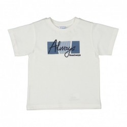 T-shirt Mayoral manga curta com apliques