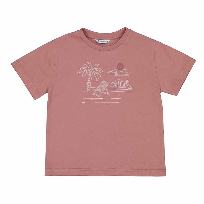 Camiseta Mayoral manga corta bordado