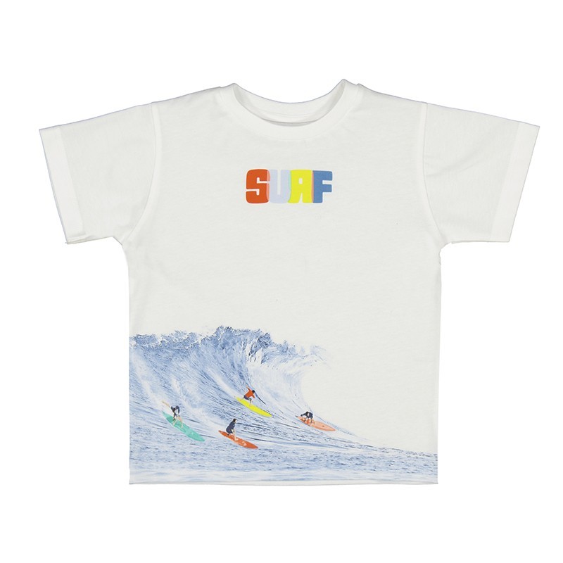 T-shirt Mayoral wave manga curta