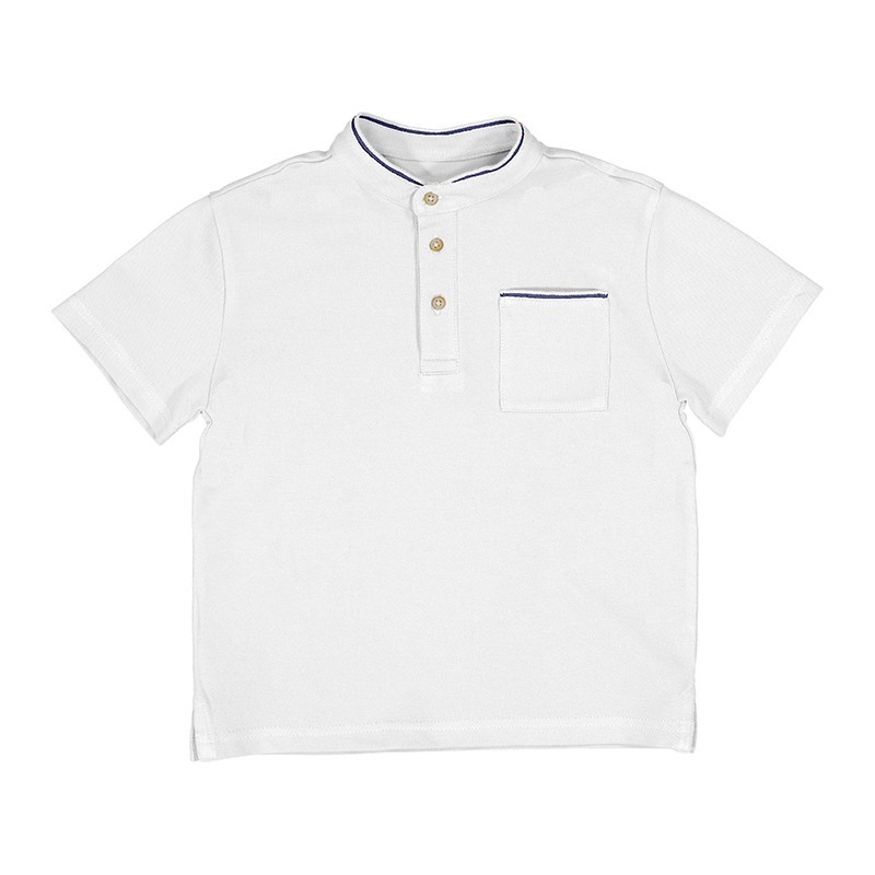 Camisa pólo Mayoral gola de manga curta mao
