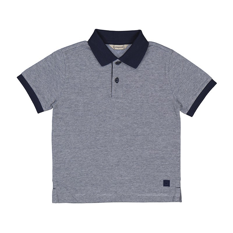 Polo Mayoral manga corta punto estructura