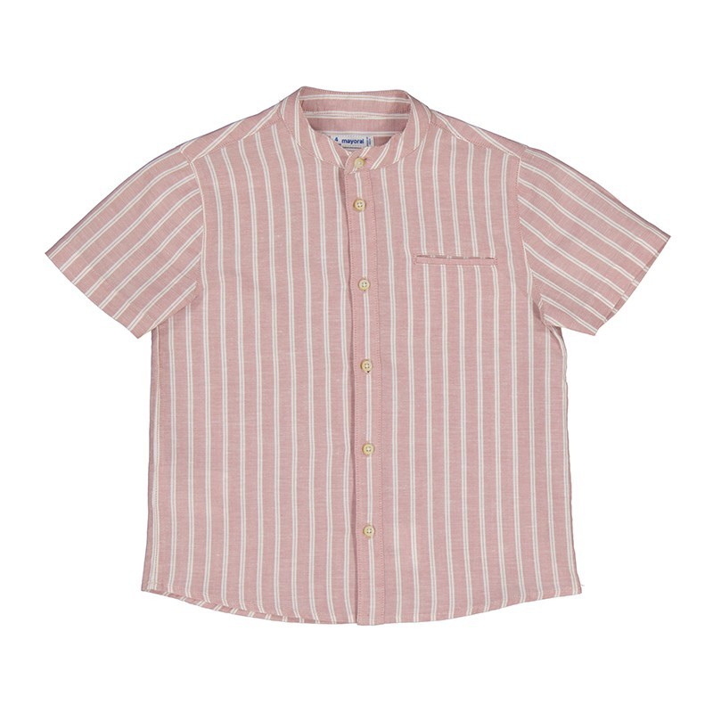 Camisa Mayoral manga corta cuello mao lino
