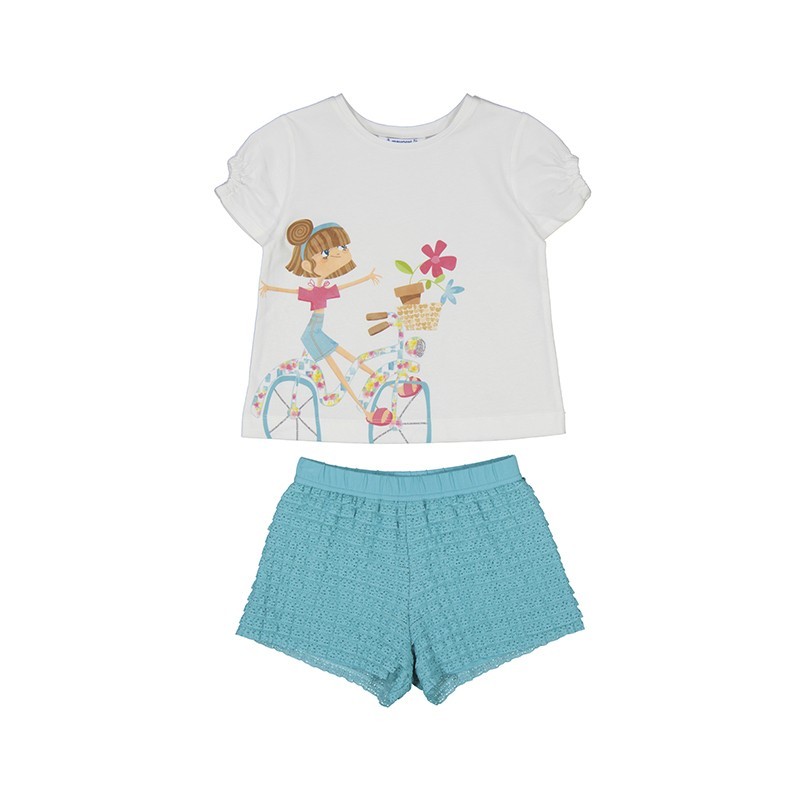 Conjunto Short Mayoral punto fantasia
