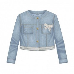 Cazadora Mayoral denim guipur
