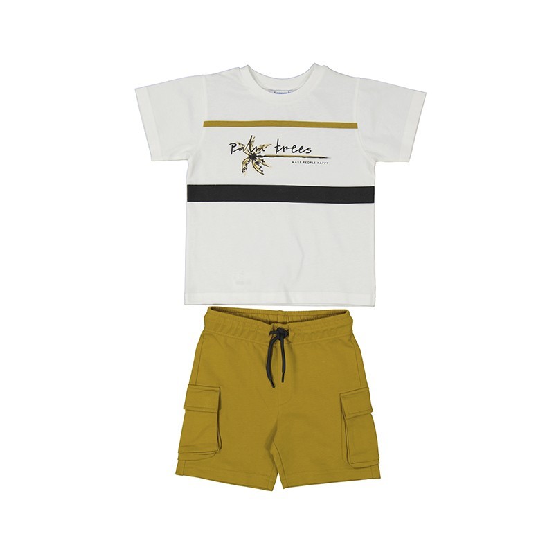 Conjunto de bermudas de malha Mayoral cargo