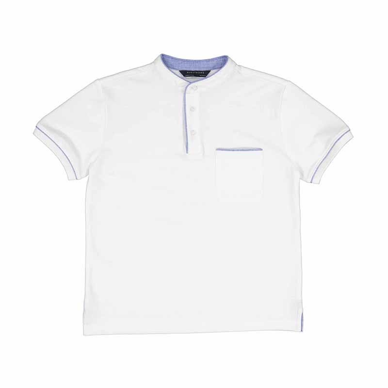 Camisa pólo Mayoral gola de manga curta mao