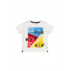 T-shirt Boboli malha flamé