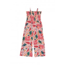 Macacão Boboli crepe estampado
