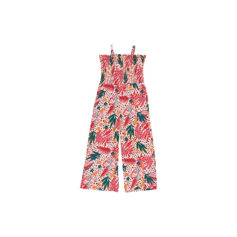 Macacão Boboli crepe estampado