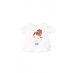 T-shirt Boboli malha canelada