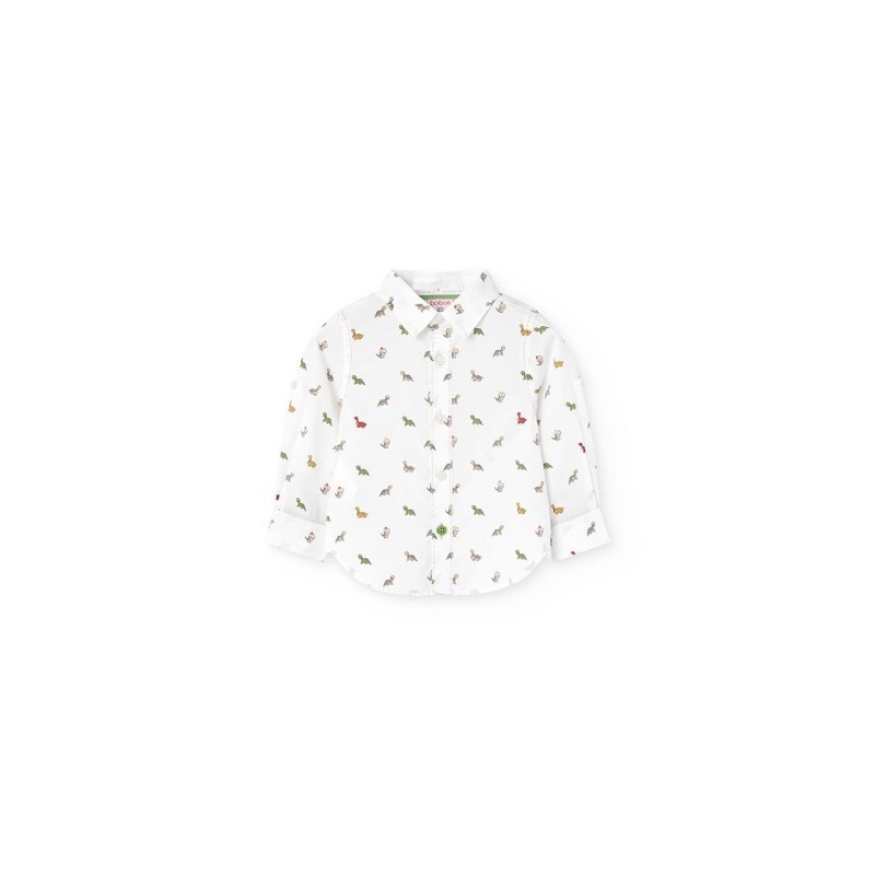 Camisa Boboli estampa de popelina