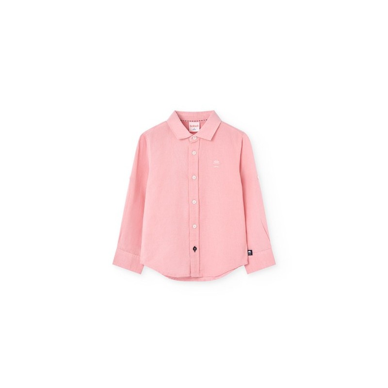 Camisa Boboli lino manga larga