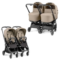 Carrinho de bebé duplo Peg Perego City Loop com bicicletas