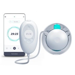 Sacaleches eléctrico portátil Elvie Stride 2 con Bolsa y chupe