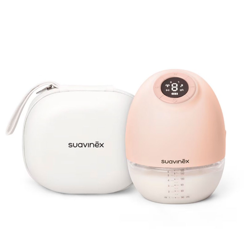 Bomba tira leite eléctrica Suavinex Mãos livres com bolsa de transporte