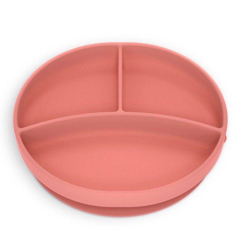 Prato de silicone Suavinex com ventosa e divisórias