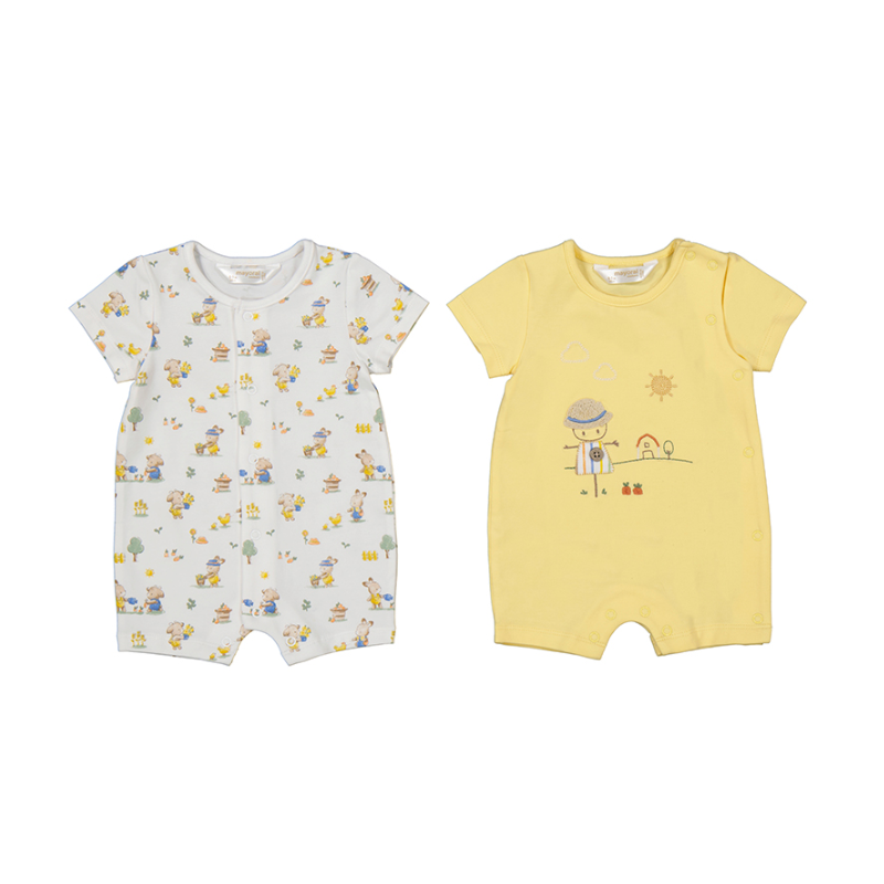 Conjunto de 2 macacões curtos Mayoral