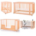 Minicuna cuna cama escritorio 4 en 1 Alondra Madera Crea Tre Nomad
