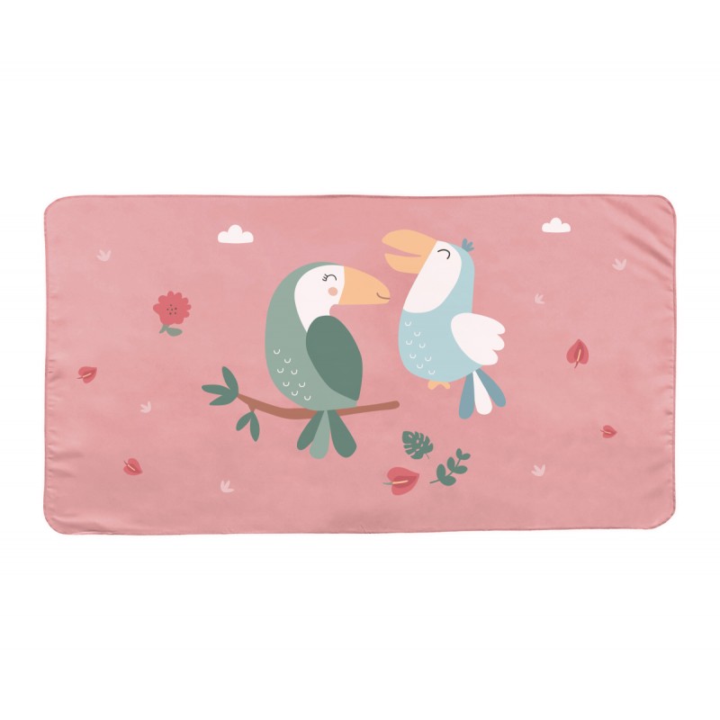 Toalha Monnëka Beach Microfibra Toucan