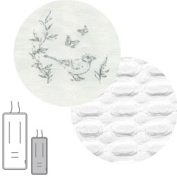 Tapete para cadeira Univ.Revers. Cambrass Merlo Ecru