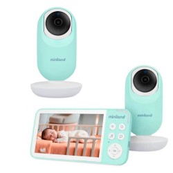 Digimonitor Miniland Monitor de bebé HD de 5″ com câmara adicional
