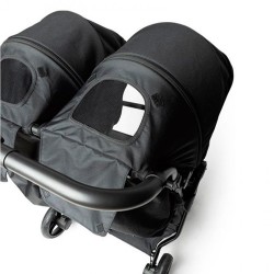 Carrinho de bebé para gémeos Baby Monsters Happy Twin com 2 bicicletas Tove