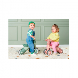 Carrinho de bebé para gémeos Baby Monsters Happy Twin com 2 bicicletas Tove