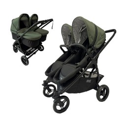 Carrinho de bebé duplo reversível Valco Baby SNAP ULTRA Duo com bicicleta