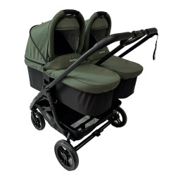 Carrinho de bebé duplo reversível Valco Baby SNAP ULTRA Duo com bicicleta