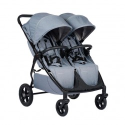 Coche Gemelar Mast X2 con 2 capazos y bicis