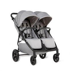 Coche Gemelar Mast X2 con 2 capazos y bicis