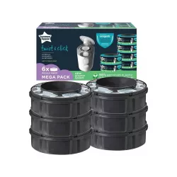 Recambio Contenedor pañales Sangenic Tommee Tippee Twist & Click