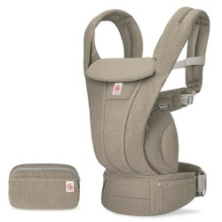 Mochila Portabebé Ergobaby Omni Deluxe Mesh con cobertor de invierno