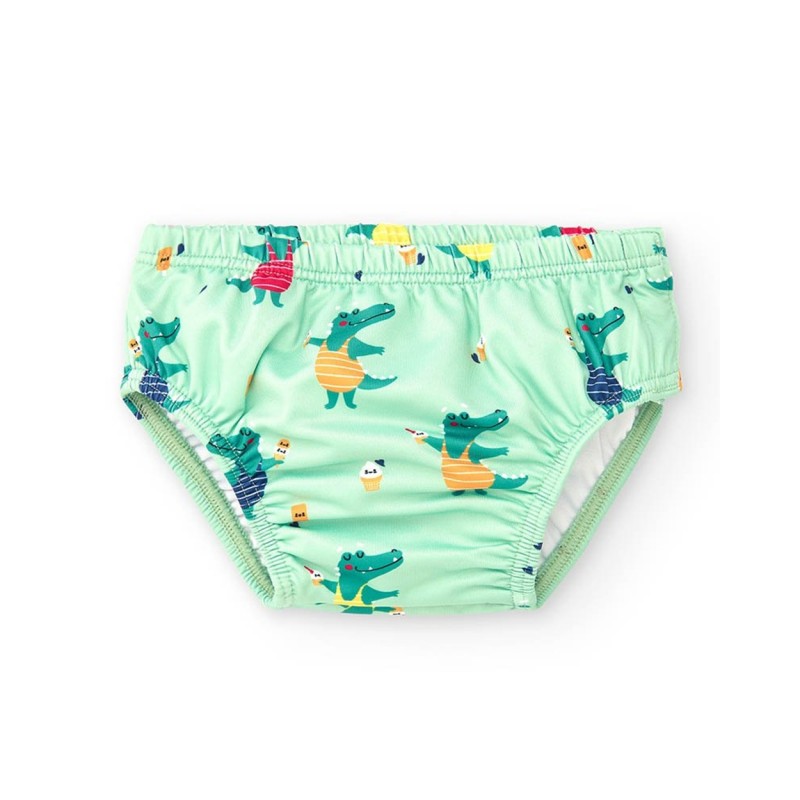 Fato de banho com fralda Btbox Crocodilos UPF50+ Fato de banho com fralda Btbox Crocodilos UPF50+